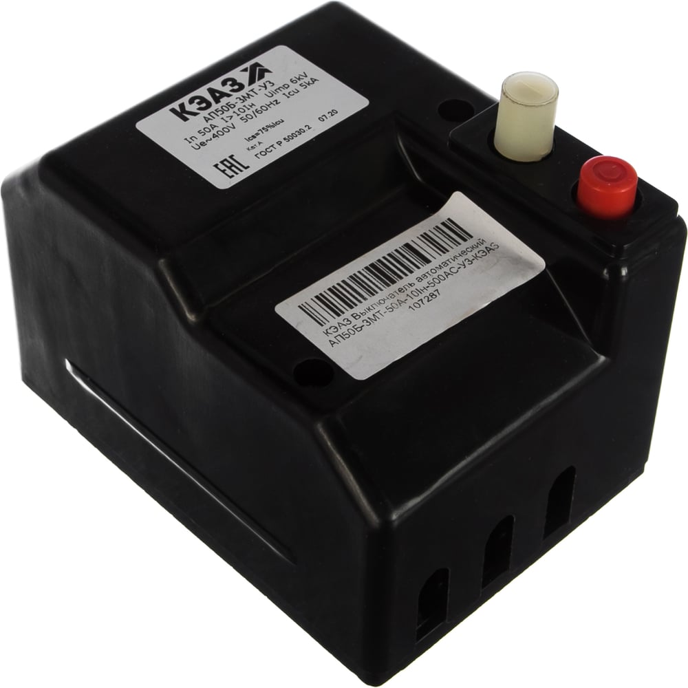 Автоматический выключатель КЭАЗ АП50Б-3МТ-50А-10Iн-500AC-У3-КЭАЗ 107287 ...