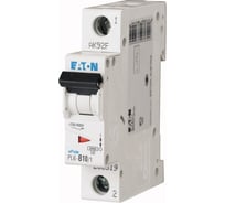Автоматический модульный выключатель EATON 1п C 10А 6кА PL6-C10/1 286531