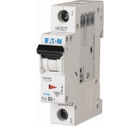 Автоматический модульный выключатель EATON 1п C 6А 6кА PL6-C6/1 286530