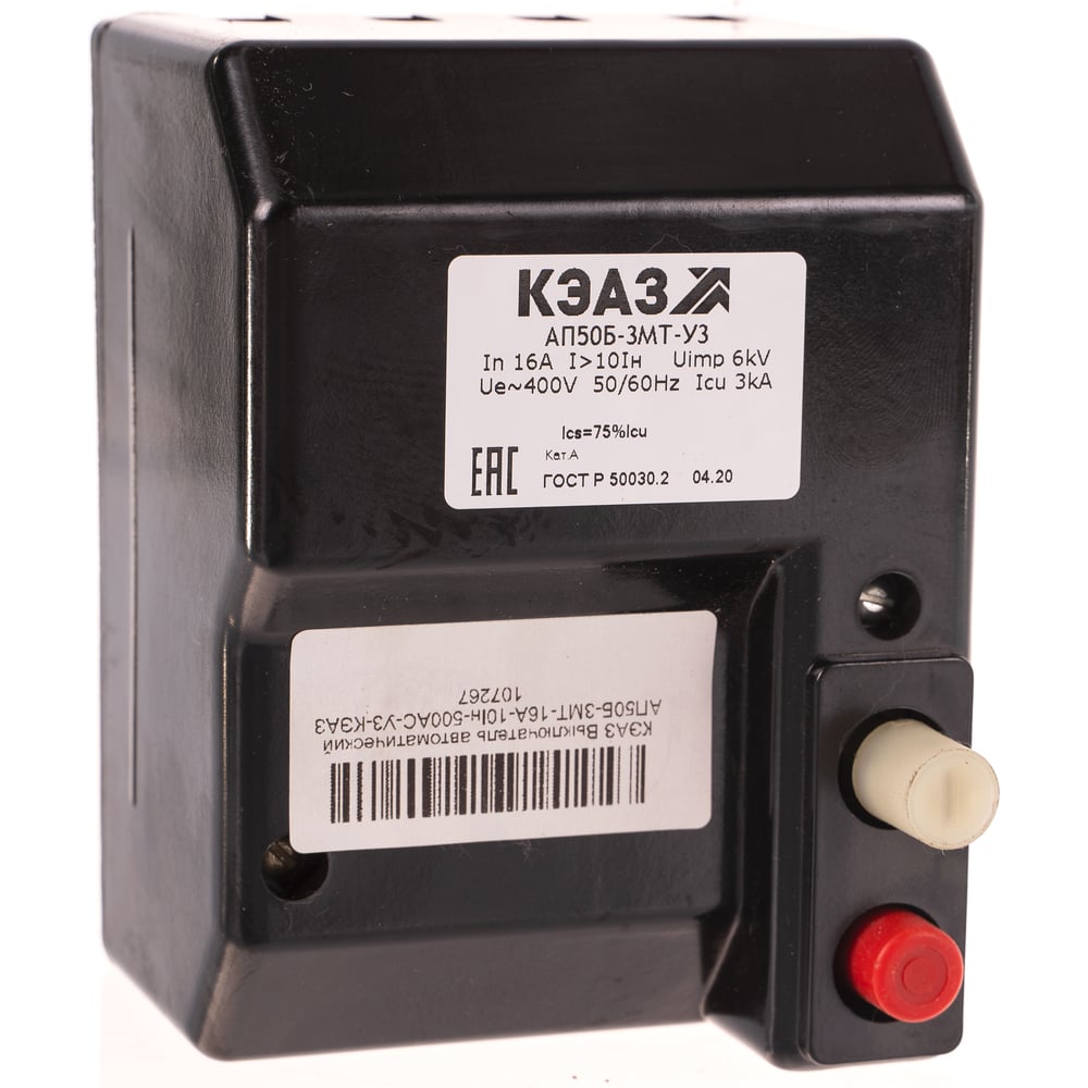 Автоматический выключатель КЭАЗ АП50Б-2МТ-25А-10Iн-500AC/220DC-У3-КЭАЗ .