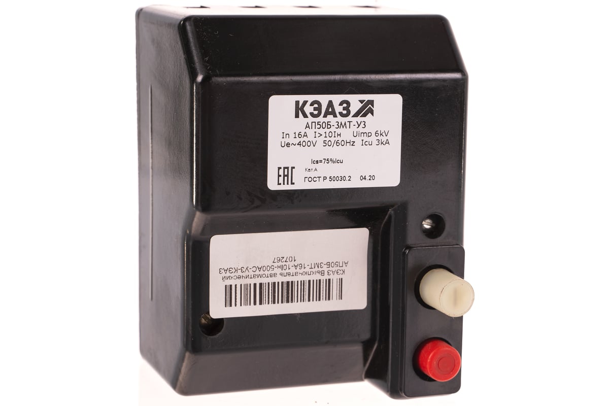 Автоматический выключатель КЭАЗ АП50Б-2МТ-25А-10Iн-500AC/220DC-У3-КЭАЗ ...
