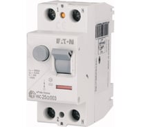 Выключатель дифференциального тока УЗО EATON 2п 25А 30мА тип AC 6кА HNC-25/2/003 2модуля 194690
