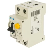 Автоматический выключатель дифференциального тока EATON 2п 1P+N C 16А 30мА тип AC 6кА PFL6 2модуля 286467