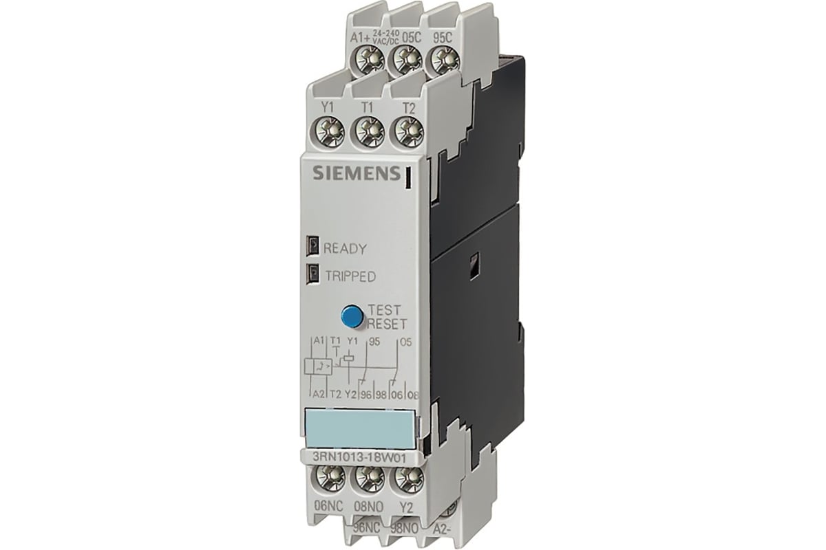 Реле термисторной защиты электродвигателя Siemens 3RN1013-1BB00 - выгодная  цена, отзывы, характеристики, фото - купить в Москве и РФ