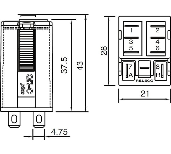 Промежуточное реле ComatReleco C7-A20BX/UC24V PN84918