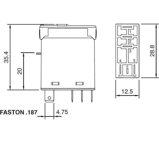 Промежуточное реле ComatReleco C10-T12FX/DC110V PN132591
