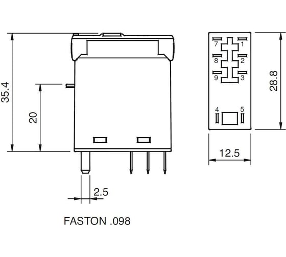 Промежуточное реле ComatReleco C12-A21FX/DC24V PN84844