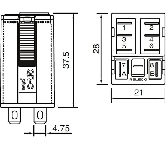 Промежуточное реле ComatReleco C7-G20DX/DC24V PN93238