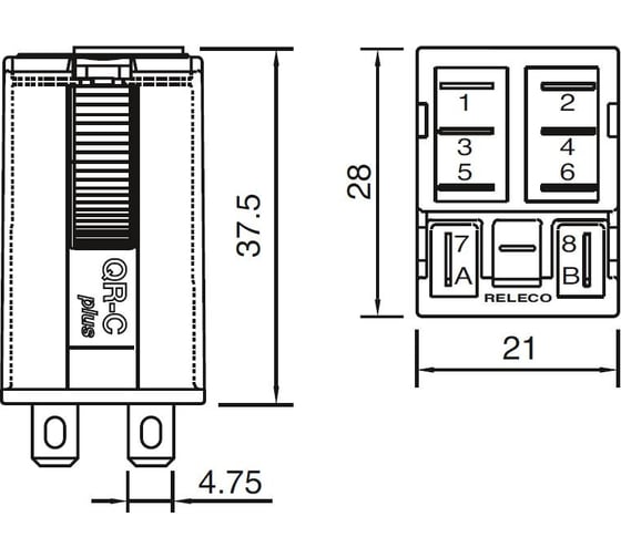 Промежуточное реле ComatReleco C7-X10/AC230V PN93290