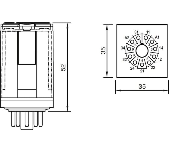 Промежуточное реле ComatReleco C3-T31FX/DC24V PN92032