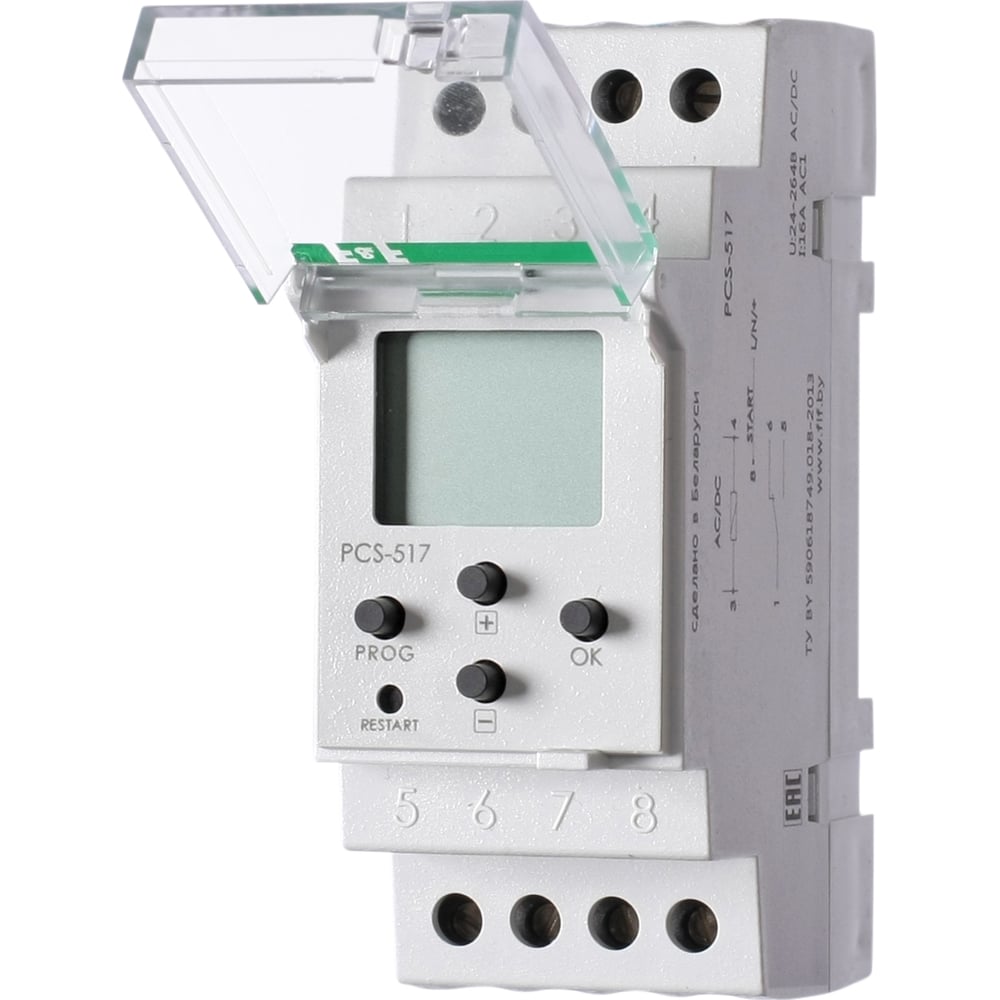 Реле времени F&F PCS-517, со входом управления, 18 функций EA02.001.015 ...
