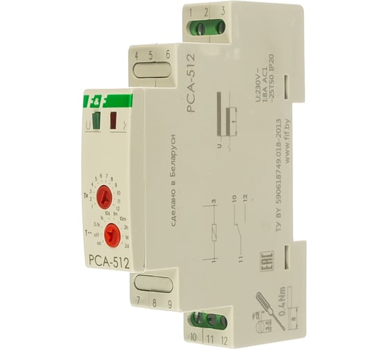 Реле вр. PCR-513 (задержка вкл. 230В 8А 1перекл. IP20 монтаж на DIN-рейку) F&F Е - Товар на картинке можно купить.