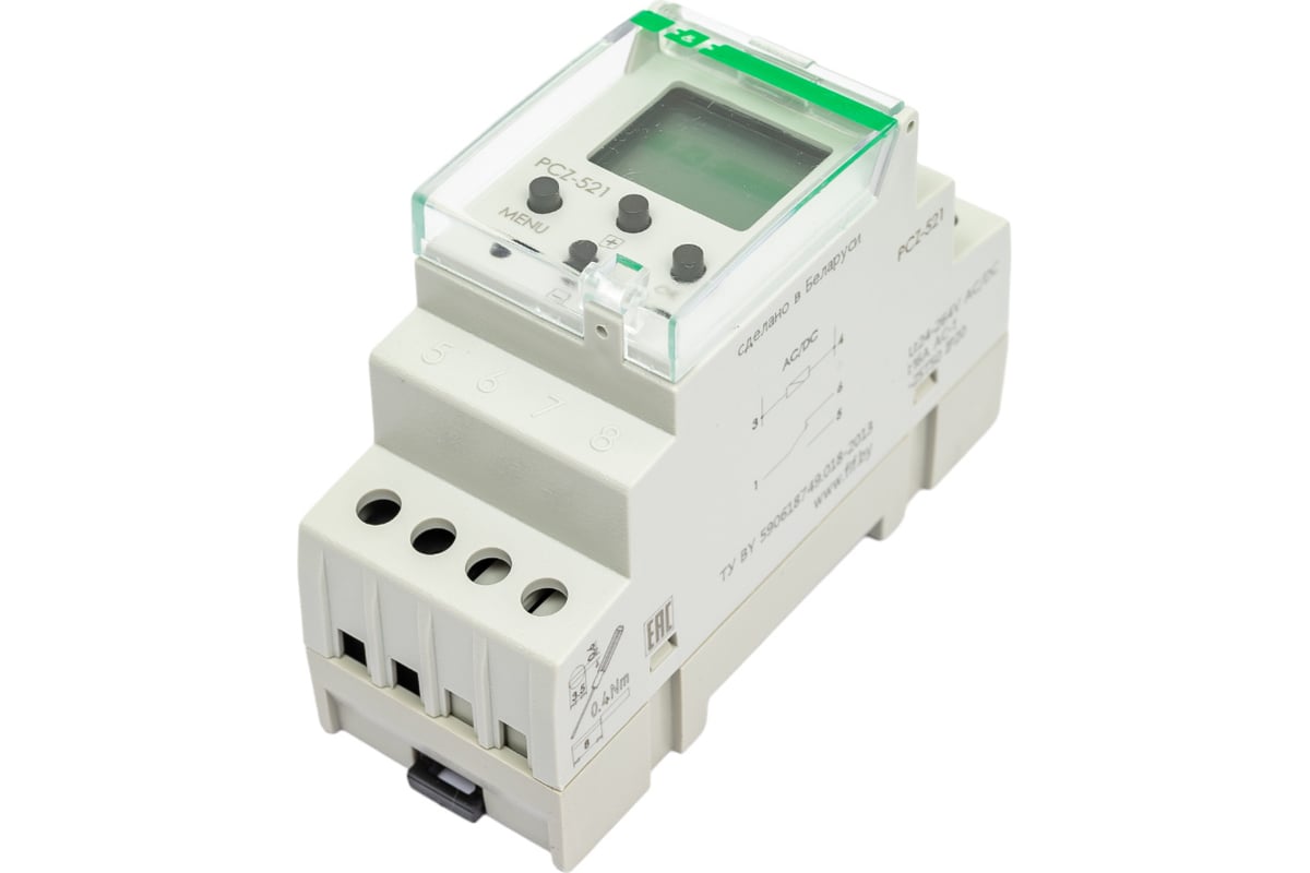 Реле времени F&F PCZ-521, программируемый таймер EA02.002.001 ...