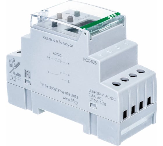 Астрономическое реле времени F&F PCZ-525 EA02.002.005