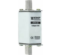 Плавкая вставка EKF ППН-33 100/80А габарит 00С EKF fus-33/100/80