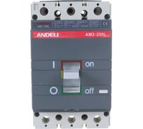 Автоматический выключатель ANDELI AM3-250S/3P 160A 65KA ADL06-820