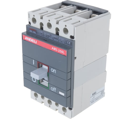Автоматический выключатель ANDELI AM3-250S/3P 160A 65KA ADL06-820