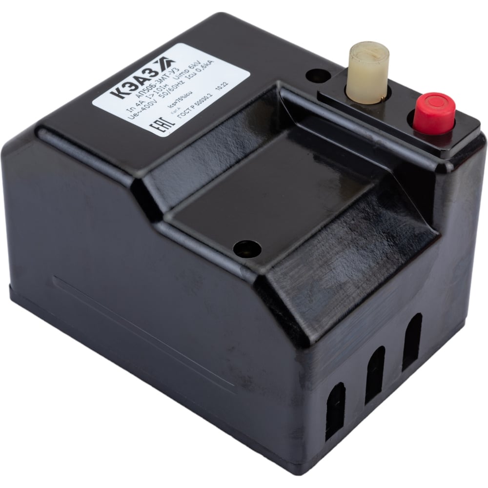 Автоматический выключатель КЭАЗ АП50Б-3МТ-4А-10Iн-500AC-У3-КЭАЗ 107279 ...