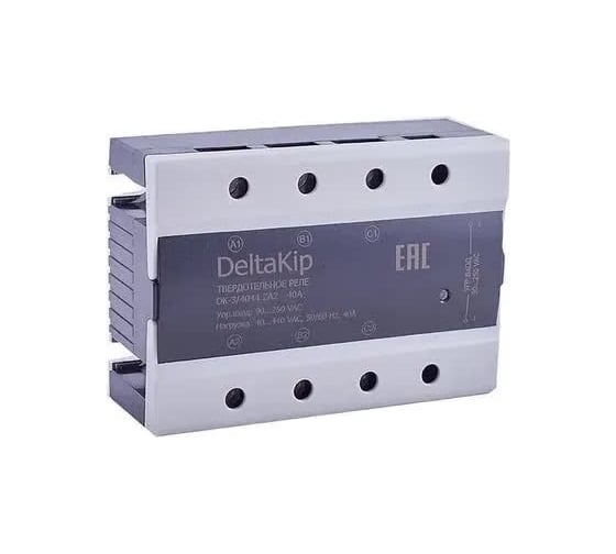 Трехфазное твердотельное реле для коммутации резистивной нагрузки DELTAKIP Delta-Kip DK3-6044.ZA2, 60A, 90...250VAC DK-F0000032 1