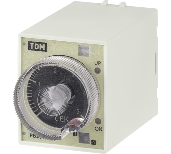 Реле времени TDM ELECTRIC РВ3A-0,5сек/3мин-5A-24/230В-8Ц SQ1503-0013