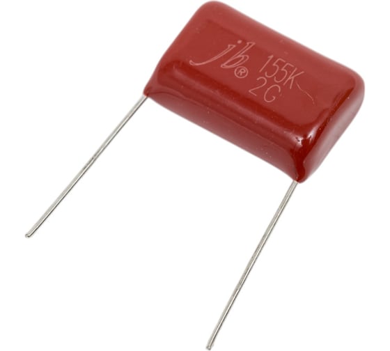 Металлоплёночный конденсатор JB Capacitors К73-17 / CL21, 1.5мкФ, 400В, (24.2х10.2х16.7 / P:22.5 мм), (155K 2G) JFB02G155K225000B-147