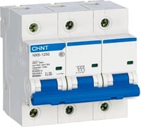Автоматический выключатель CHINT модульный 3п D 80А 10кА NXB-125 (R) 816140
