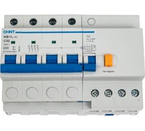 Автоматический выключатель CHINT дифференциального тока 4п C 32А 30мА тип AC 6кА NB1L-40 (R) 198131