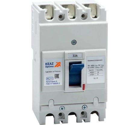 Автоматический выключатель КЭАЗ 32А 10кА OptiMat E100L032 УХЛ3 100003