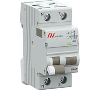 Дифференциальный автомат EKF DVA-10 1P+N, 20А (D), 30мА (A), 10кА, AVERES rcbo10-1pn-20D-30-a-av