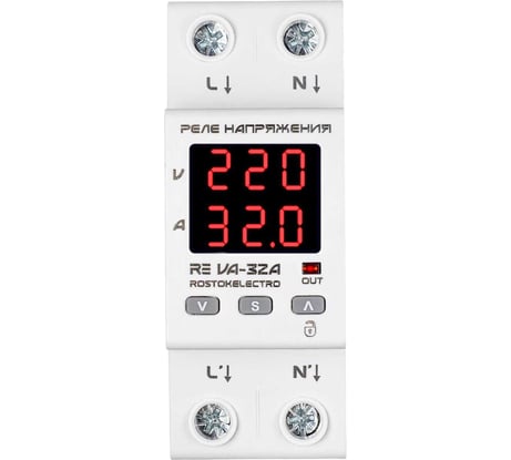 Реле напряжения ROSTOKELECTRO RE VA-32A 46-268