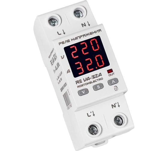 Реле напряжения ROSTOKELECTRO RE VA-32A 46-268