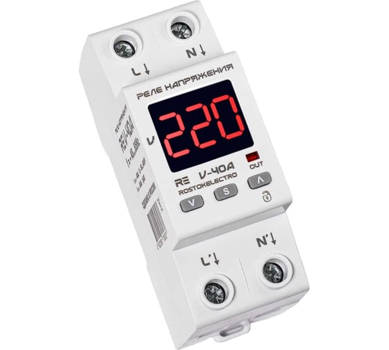 Реле напряжения ROSTOKELECTRO RE V-40A 46-237