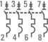 Автоматический выключатель EKF 4P, 40А (С), 4,5kA, ВА 47-63, PROxima mcb4763-4-40C-pro 4