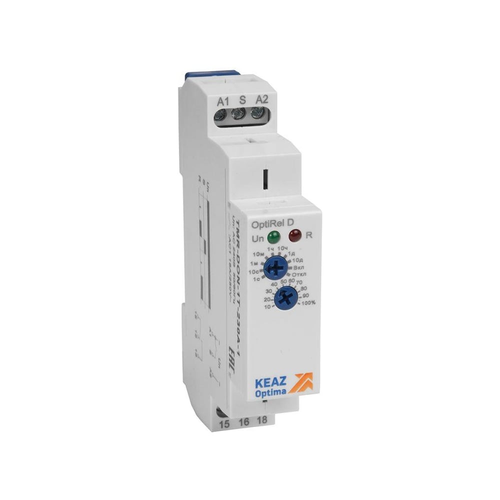 Реле времени КЭАЗ OptiRel D TMR-DOF-1T-240U-1 задержка выключения 16А ...