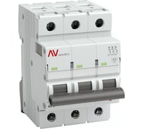 Автоматический выключатель EKF AVERES AV-10, 3P, 25A, C, 10kA, SQ mcb*10-3-25C-av