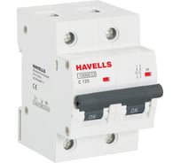 Автоматический выключатель Havells 2P, 10kA, C-125A, 3M. 7701622