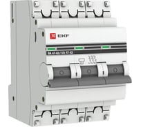 Автоматический выключатель EKF PROxima ВА 47-63, 3P, 16А, B, 6кА, SQ mcb4763-6-3-16B-pro