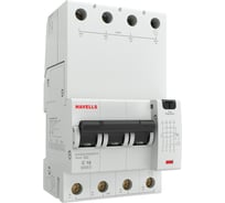 Дифференциальный автоматический выключатель Havells 3P+N, 6kA, C-16A, 30 мА, Тип A, 4М. 7701645