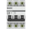 Автоматический выключатель EKF ВА 47-29 Basic 3P 20А C 4,5кА mcb4729-3-20C 3