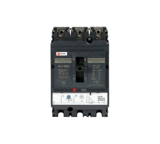 Автоматический выключатель EKF ВА-99C Compact NS 100/100А 3P 36кА PROxima mccb99C-100-100