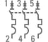 Автоматический выключатель EKF 3P 16А (В) 4,5kA ВА 47-63 PROxima mcb4763-3-16B-pro 4