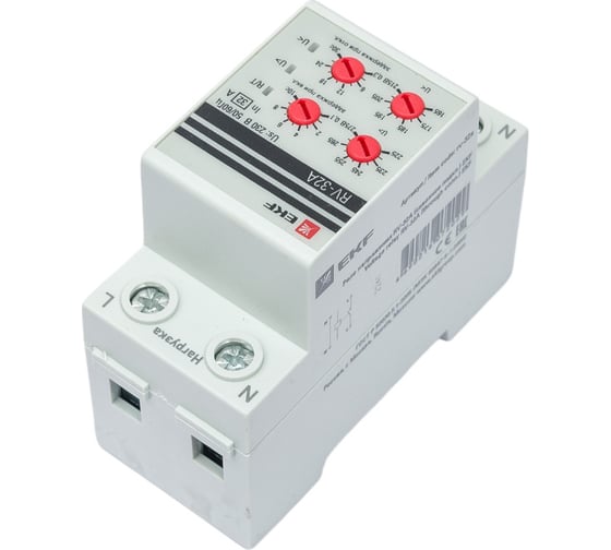 Реле напряжения EKF PROxima RV-32A, сквозное подключение, SQ rv-32a