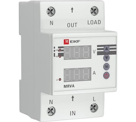Реле напряжения и тока с дисплеем EKF MRVA 50A PROxima MRVA-50A