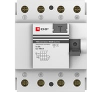 УЗО EKF ВД-100, селективное, 4P, 63А/100мА, электронное, PROxima SQ elcb-4-63-100S-pro