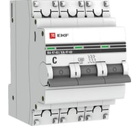 Автоматический выключатель EKF 3P 13А C 4,5kA ВА 47-63 PROxima mcb4763-3-13C-pro