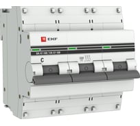 Автоматический выключатель EKF 3P 10А C 10kA ВА 47-100 PROxima mcb47100-3-10C-pro