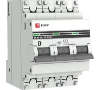Автоматический выключатель EKF 3P 20А 4,5kA ВА 47-63 PROxima mcb4763-3-20D-pro