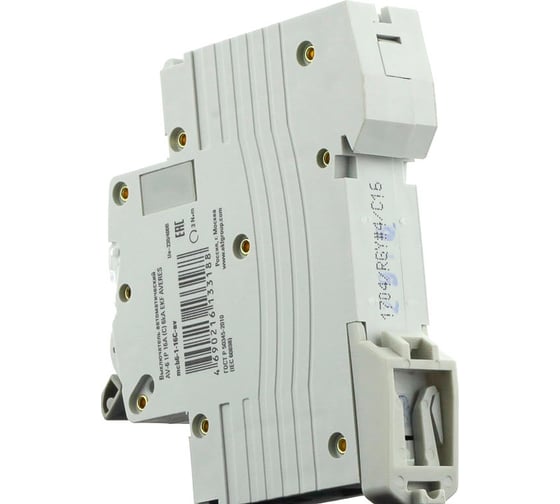 Автоматический выключатель EKF AVERES AV-6, 1P, 16A, D, 6kA mcb6-1-16D-av