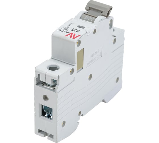 Автоматический выключатель EKF AVERES AV-6, 1P, 25A, B, 6kA mcb6-1-25B-av