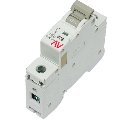 Автоматический выключатель EKF AVERES AV-6, 1P, 20A, B, 6kA mcb6-1-20B-av